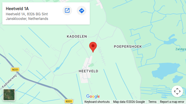 Locatie van Autorijschool Boeve op de kaart: Heetveld 1a, 8326 BG Sint Jansklooster